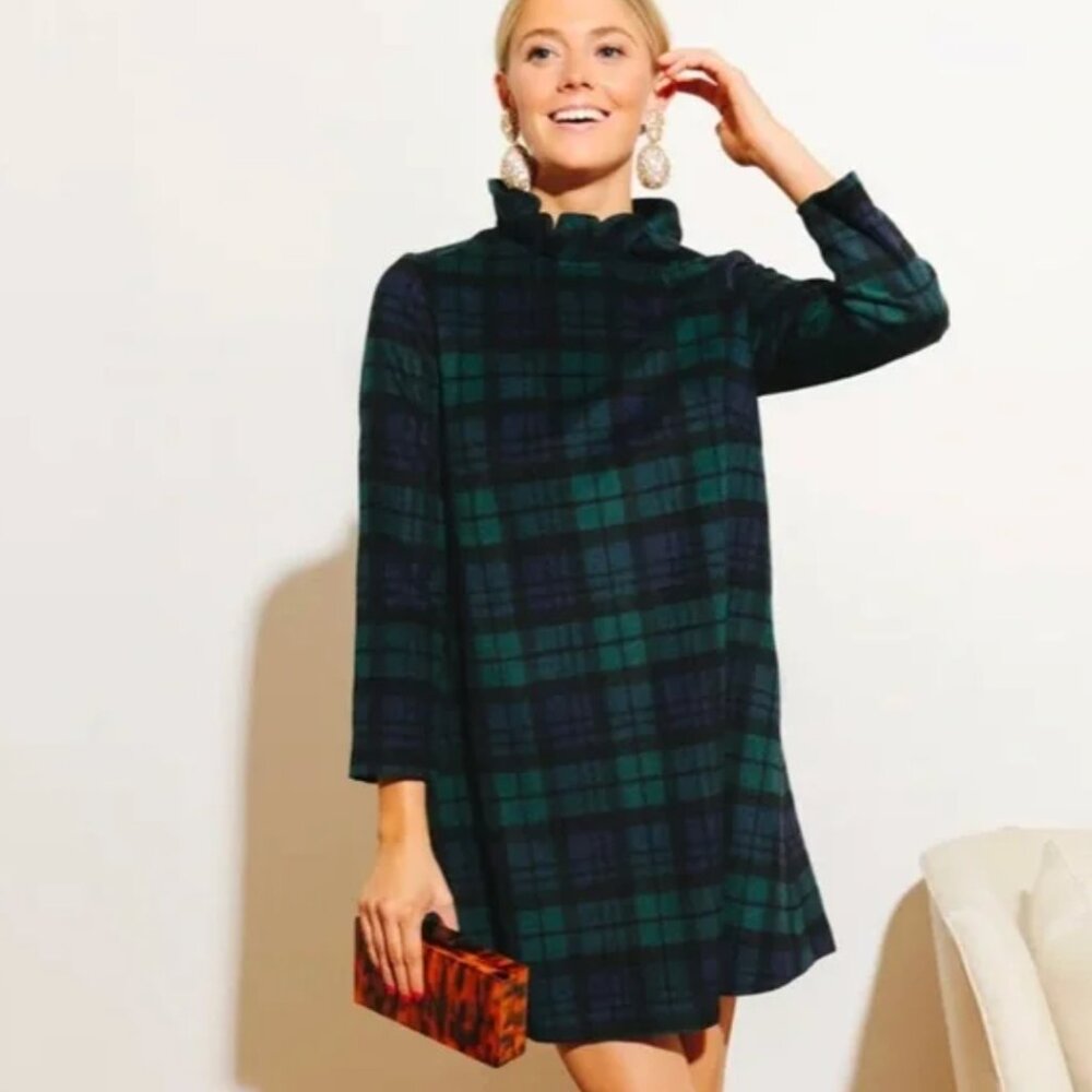 New with Tags Tuckernuck Blackwatch Plaid Daphne Dress Size XS